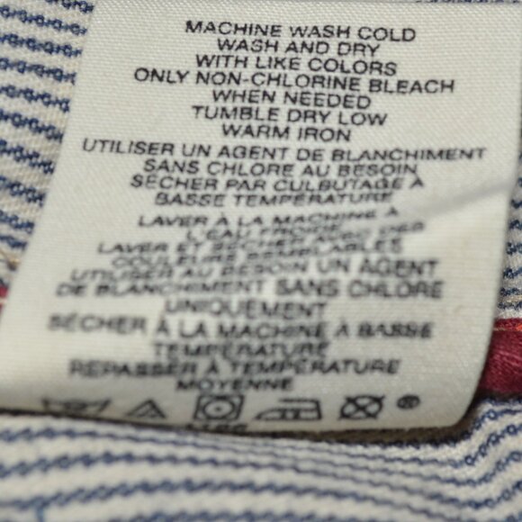 Gap Limited Edition M Blue White Conductor Stripe L/S Jacket - Picture 8 of 9